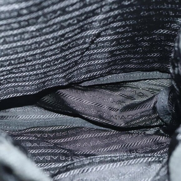 PRADA Backpack Wool Gray Silver - Picture 13 of 14